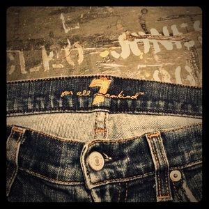 7 FAM Flip Flop Bootcut Jeans Medium Wash